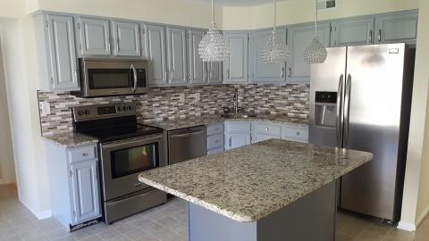 Painting Kitchen Cabinets Gray Diffe Shades Gls Painters - Which Grey Paint For Kitchen Cabinets